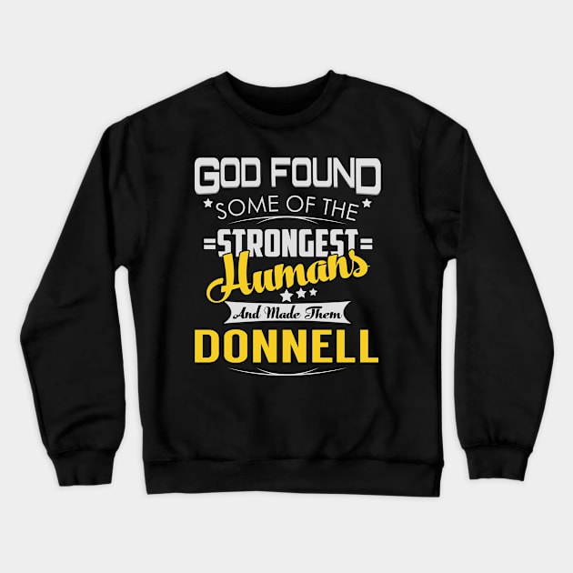 DONNELL Crewneck Sweatshirt by Lotusg